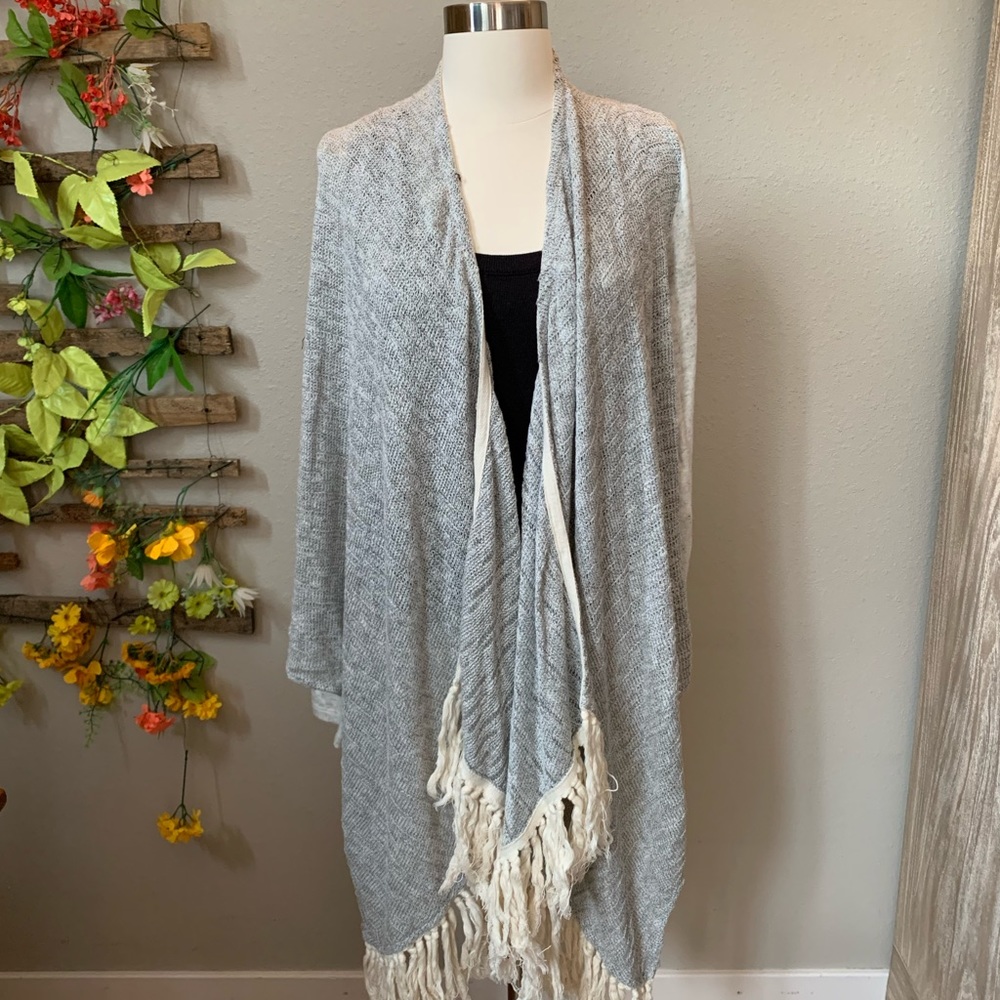 Lucky Brand Fringe Sweater